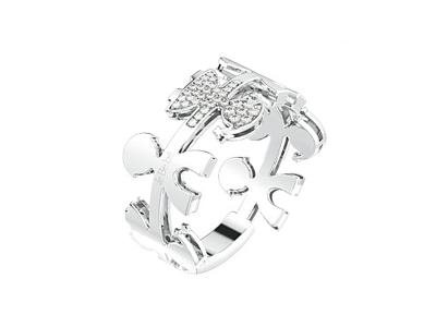 Anello Le Bebé Donna Girotondo in Oro bianco Diamante 0.12 Ct LBB085-15 - LBB085-15